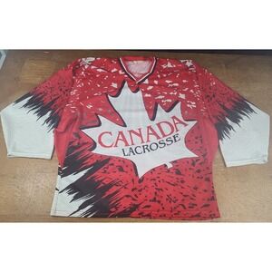 Vintage 1998 Team Canada Lacrosse Projoy Jersey Men's Size M World Championships